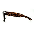 thumbnail image 4 of Classic Hipster Plastic Horn Rim Blue Light Filtering Computer Glasses Tortoise, 4 of 4
