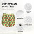 thumbnail image 4 of Pofeuu Summer Watermelon Print Women's Athletic Shorts Running Workout Shorts Tummy Control Quick Dry Gym Shorts with Pockets Double layer sports shorts-XX-Large, 4 of 7