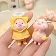 thumbnail image 4 of Dserhfy Mini Pig Figurines Cartoon Miniature Pig Toy Cute Piglet Cake Toppers for Home Office Desk Birthday Party Decoration, 4 of 8