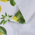 thumbnail image 4 of Vinyl Tablecloth with Flannel Backed Waterproof Oil-Proof PVC Table Cloth Wipeable Spill-Proof Plastic Table Cover for Indoor and Outdoor(Lemon, 60 x 102 Inch Rectangle), 4 of 6