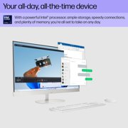 HP 27 Ultra 7 Touchscreen Business All-in-One Desktop, 27 FHD Touchscreen, Intel Core Ultra 7 255U (Beats Intel i7-1355U), 64GB DDR5 RAM, 4TB SSD, Wireless KB & Mouse, Wi-Fi 6, Windows 11 Home,White
