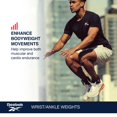 thumbnail image 2 of Wrist and Ankle Weights Reebok 2 x 0.9 kg for Workout, 2 of 5