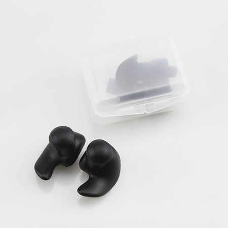 1 pair spiral earplugs waterproof earplugs silicone swimming earplugs