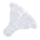 thumbnail image 4 of 4PCS Infant Bottle Nipples Silicone Replacement Wide Neck Accessory Clear Cross Hole Breastfeeding Nipple, 4 of 4