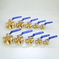 thumbnail image 2 of GDHOME 3 Way Brass Ball Valve, L/T Bore Valve Ball Valve for Water Oil Gas, 2 of 5