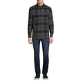 thumbnail image 4 of George Men's and Big Men's Super Soft Flannel Shirt, up to 5XLT, 4 of 5