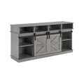 thumbnail image 3 of Dovelina Modern Farmhouse TV Stand with 23" Fireplace, For TVs Up to 65", Grey, 3 of 11