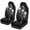 Skull Rose, variant on Uorisanigo Colorful Dog Paws Car Seat Covers Waterproof Front Seat Covers Easy Installation Stretch Polyester Fabric Cover Protection Interior Accessories Universal Fit Most Cars,SUV, Trucks