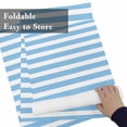 thumbnail image 6 of Sky Blue White Striped Placemats Set of 6,Wipeable Washable Table Mats for Dining Tables, Geometric Lines Place Mats for Kitchen Event Party Tabletop Decor, 6 of 9