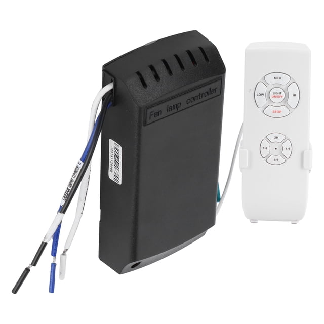 Kit De Control Remoto De Ventilador, Control Remoto De Lámpara De Ventilador Inalámbrico Con Regulación De Velocidad De Tres Engranajes Para Control De Luz Para Control De ANGGREK Wireless Timing Remote Control