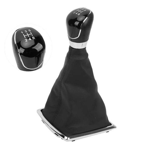 for MK2 2005-2011 Gear Shift Knob Dust Cover, PU Leather Material, Stylish Design for Luxury and Fashion, Easy Installation, Abrasion with Long Service Life,