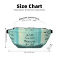 thumbnail image 3 of Naloa Not All Those Who Wander Are Lost1 Print Running Belts for Men Women,Running Fanny Pack with 2-Zipper Pockets,Waterproof Waist Pack for Travel Hiking Running Outdoor Sports, 3 of 8