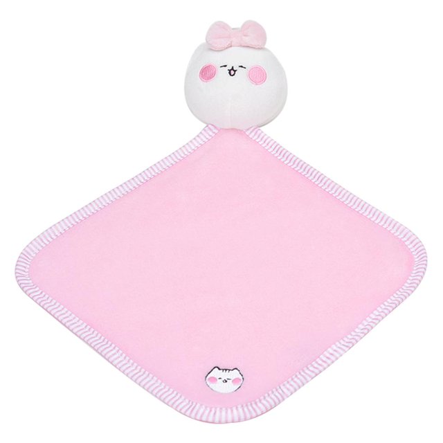 DOLITY Cute Hanging Hand Towel Absorbent Household Kitchen Towel Bathroom Towel Hanging Pink