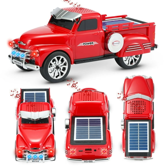 Fuzix WS-695 Car Bluetooth Portable Speaker with LED AUX USB FM Rechargeable