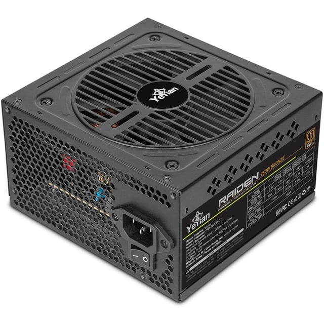 Fuente de Poder PC 750W Yeyian RAIDEN 80 Plus Bronce ATX 12V No modular