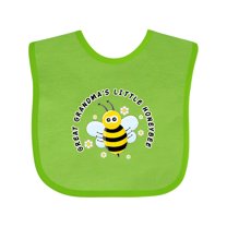 Inktastic Great Grandma's Little Honeybee Boys or Girls Baby Bib