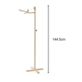 thumbnail image 2 of Mobile Holder Floor Standing Multipurpose Nursery Decoration Rack DIY Easy to, 43x144.5cm, Wood, 2 of 7