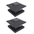 thumbnail image 1 of 2 Pack Solar Post Light, LED Warm and White Lighting Solar Powered Deck Light, 200mAh Battery Powered Weather Proof Solar Fence Post Light for Garden Patio Porch Gate Column, 1 of 7