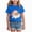 A611-Blue, variant on NOLDARES Christmas Shirts Girl Graphic Print Claus Tshirts Cotton Short Sleeve Tees Holiday Outfit,A611-Blue
