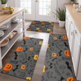 thumbnail image 2 of Vintage Halloween Elements Pattern Kitchen Rugs Sets Of 3,Kitchen Runner Rugs Non Skid Washable,Decorative Kitchen Floor Mats for Kitchen,Sink,Laundry,17"x30"+ 17"x47" + 17"x59", 2 of 6
