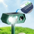 thumbnail image 4 of 2Pack 2026 Ultrasonic Repellent Outdoor Deer Repellent Devices Solar Repeller Motion Activated Deterrent to Scare Cat Squirrel Rabbit Raccoon Skunk with LED Flash Lights for Yard Lawn, 4 of 7