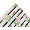 thumbnail image 4 of Pig Watermelon Stripes Tapestry Wall Hanging Tapestries Happy Colorful Hippie Psychedelic Art Polyester Carpet Wall Decorative for Living Room Bedroom 60x40inch, 4 of 7