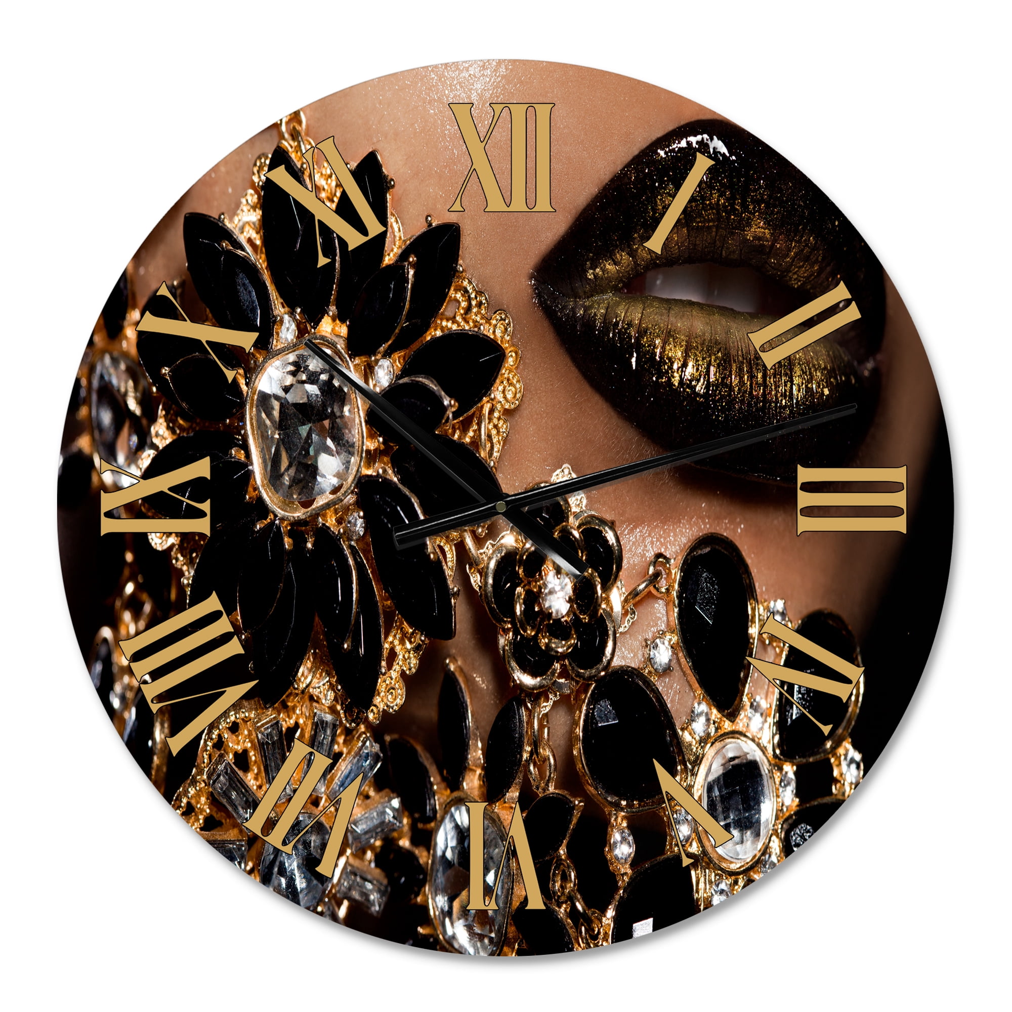 Designart 1 in Modern,Contemporary Wall Clock