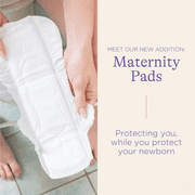 Lansinoh Postpartum Maxi Pads Bundle, Heavy Absorbency Overnight Pads 40 Count