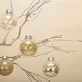 thumbnail image 6 of 30Pcs Glittery Christmas Balls Shatterproof Xmas Tree Balls Ornaments (Gold, 2.36"), 6 of 7