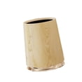 thumbnail image 3 of Dualoai Trash Can Garbage Container Nordic Imitation Wood Grain Bathroom Bin Rubbish Bucket for Office Home Bedroom Toilet Restaurant 21cmx21cmx30cm, 3 of 9