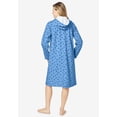 thumbnail image 2 of Dreams & Co. Plus Size Short Hooded Sweatshirt Robe, 2 of 6