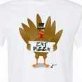 thumbnail image 4 of Inktastic Turkey Holding a Sign Says Eat Pizza T-Shirt, 4 of 5