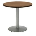 thumbnail image 5 of KFI Studios Mode 3.5' Round Counter Height Dining Table, Designer White, Black Base, 5 of 6