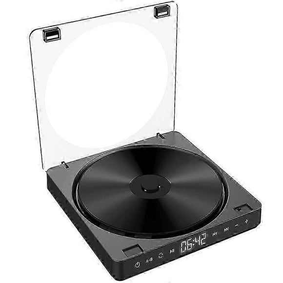 Portable CD Player Double Headphone Version Contact Button Reproductor CD Walkman Rechargeable Shoc