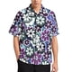 thumbnail image 5 of Blusas estampadas con flores coloridas y estampado completo para hombres, ropa para vacaciones en la playa, camisetas de manga corta con estampado floral brillante en 3D, 5 of 5