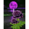 thumbnail image 1 of Cuadros Decorativos 5D Luna rosa mosaico diamante pintura dibujo completo redondo taladro DIY arte artesanía Ehuebsd Nuevos Originales, 1 of 5