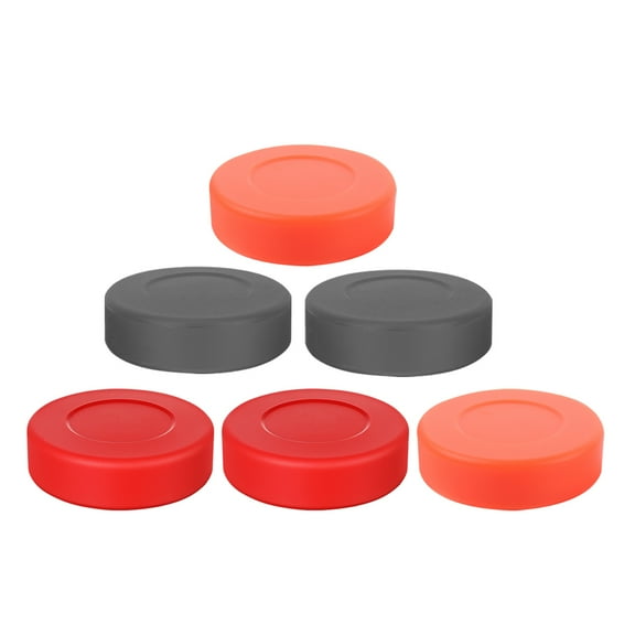 6pcs PVC Professional Ice Hockey Pucks for Sports Competition