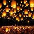 thumbnail image 6 of 5 Pack Paper Lanterns,Multicolored Paper Lanterns,Hanging Wishing Lanterns for Decoration, 6 of 7
