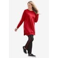 thumbnail image 3 of Woman Within Plus Size Side Zip Sweatshirt, 3 of 5