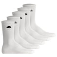 thumbnail image 1 of ellesse Calcetines unisex, paquete de 5 - ALACRE, calcetines cortos, logotipo, color liso Blanco 41-46, 1 of 3