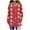 Red, variant on ZQUUVOU Womens Casual Blazers Open Front Long Sleeve Printed Button Work Office Blazer Jacket Coats with Pocket (Khaki,L)