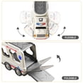 thumbnail image 3 of Vehículo de juguete TEMI Ambulance Truck con helicóptero, coche de policía, 3 of 9