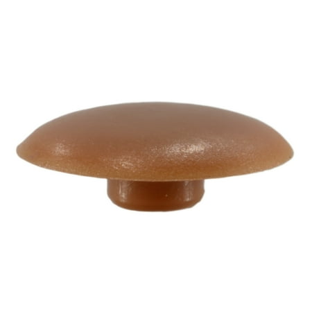 

7mm Brown Nylon Plastic Socket Trim Caps (20 pcs.)