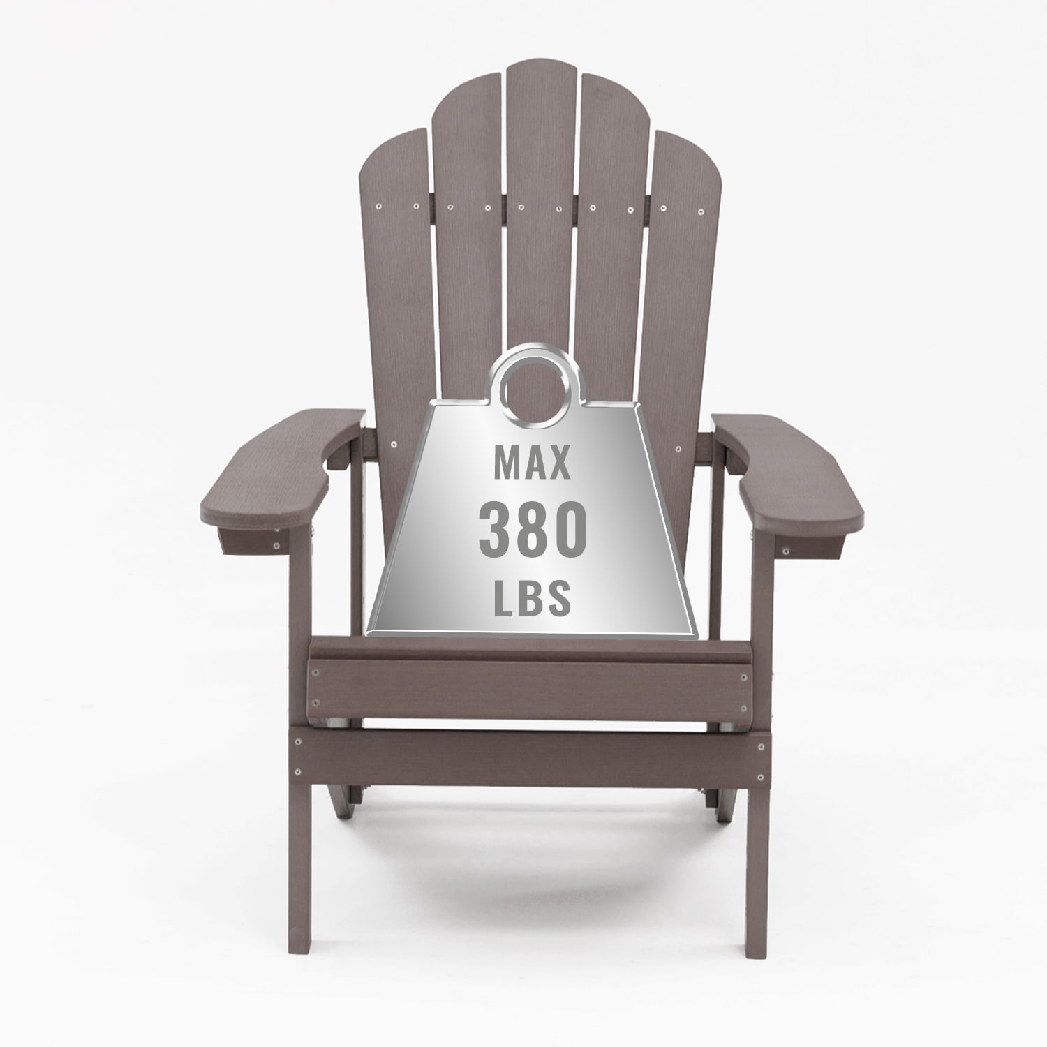 Sunny Shower Weather Resistant Accent Furniture Fold Outdoor Adirondack Chair for Garden Porch Patio
