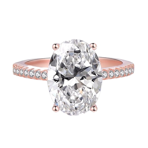 Sonducket Anillos de boda de moda para mujer - Anillos llamativos impresionantes y elegantes Anillo de compromiso de aleación Anillo de Type1 NO1