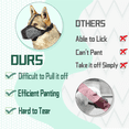 thumbnail image 6 of Dog Muzzle,Air Mesh Breathable Muzzle for Medium Large Sized Dogs to Anti&Prevent Biting Barking Chewing,Soft Muzzle XXL, 6 of 8