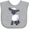 thumbnail image 3 of Inktastic Cute Little Lamb Boys or Girls Baby Bib, 3 of 4
