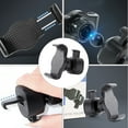 thumbnail image 4 of Car Phone Holder for Most Mobile Phones Sturdy ABS Black Universal Dash Board Mount 4.3 Inches, 4 of 6