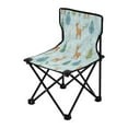 thumbnail image 2 of 600D Oxford Camping Chair Portable Foldable Chair Supports 220 lbs for Picnic, Fishing, Backpacking Deer and Pine Trees Pattern, 2 of 8