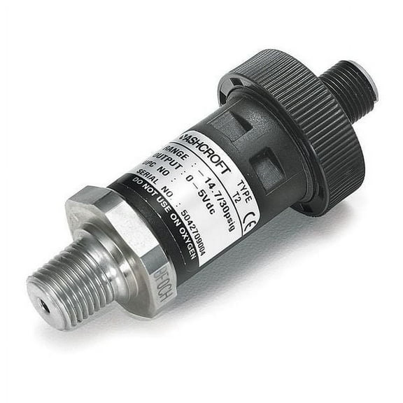 Ashcroft Pressure Transmitter,0 to 100 psi,1/4 in T27M0242EW100#GXCY